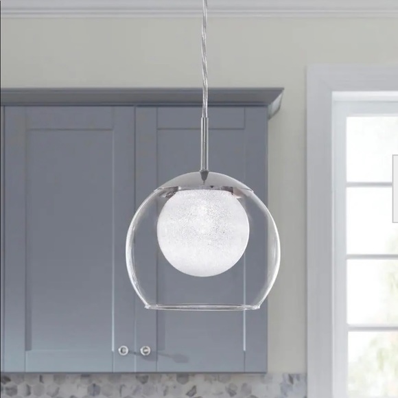 Brand new in box Melinda 40-Watt Equivalence Chrome Integrated LED Mini Pendant - Picture 4 of 6